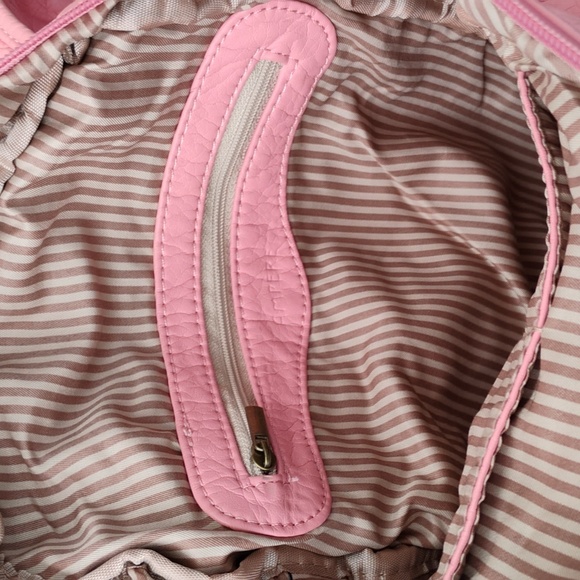 Vegan Leather Rose Pink NWT Backpack - Picture 9 of 10